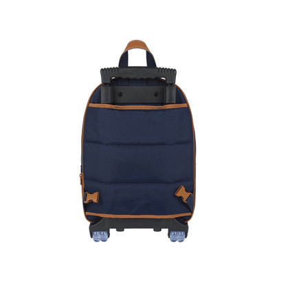 Vue arrière du sac trolley Tann's Camille Bleu
