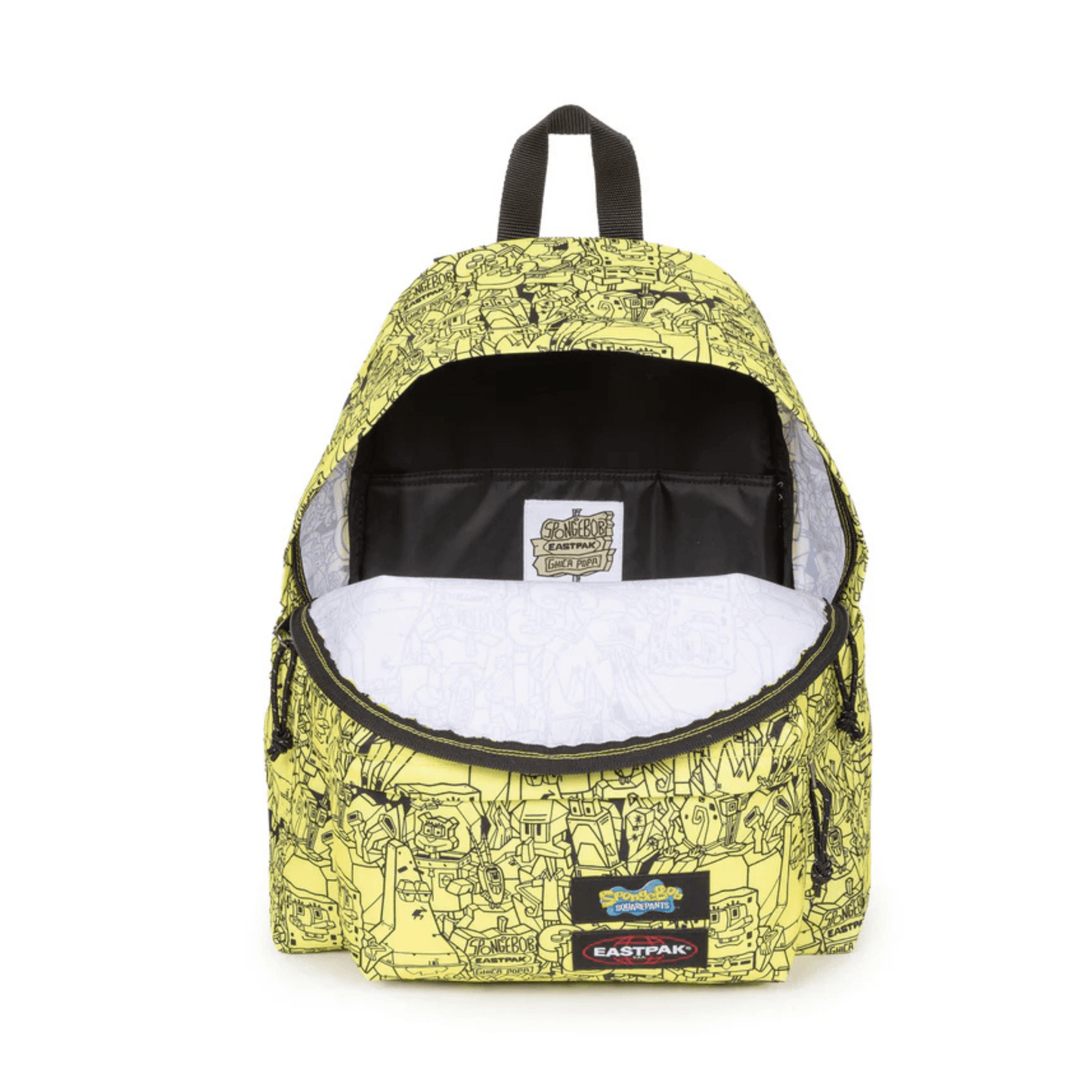 Intérieur du sac à dos EASTPAK Day Pak'r SpongeBob avec grand compartiment