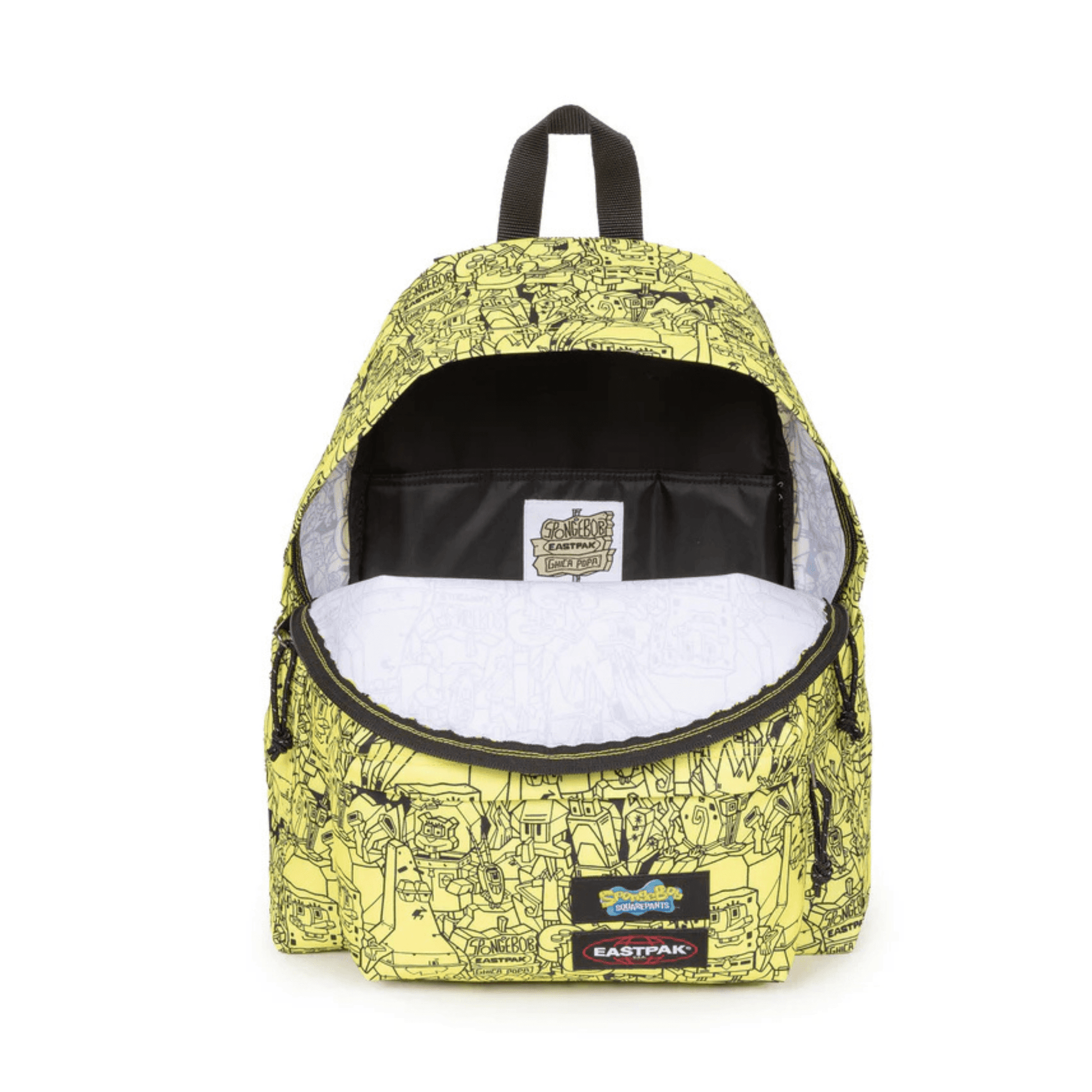 Intérieur du sac à dos EASTPAK Day Pak'r SpongeBob avec grand compartiment