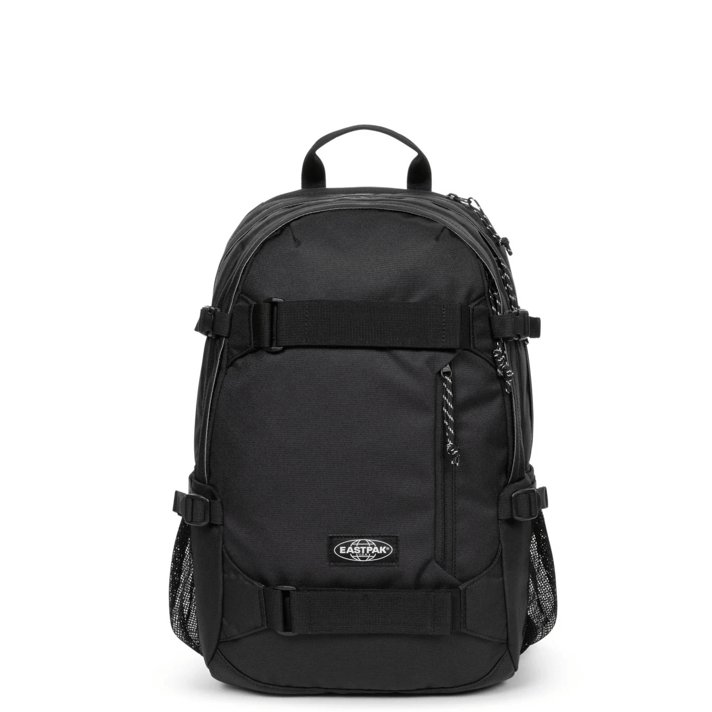 Sac à dos Eastpak Getter Pro Black 23 litres avec compartiment ordinateur portable 16 pouces vu de face.