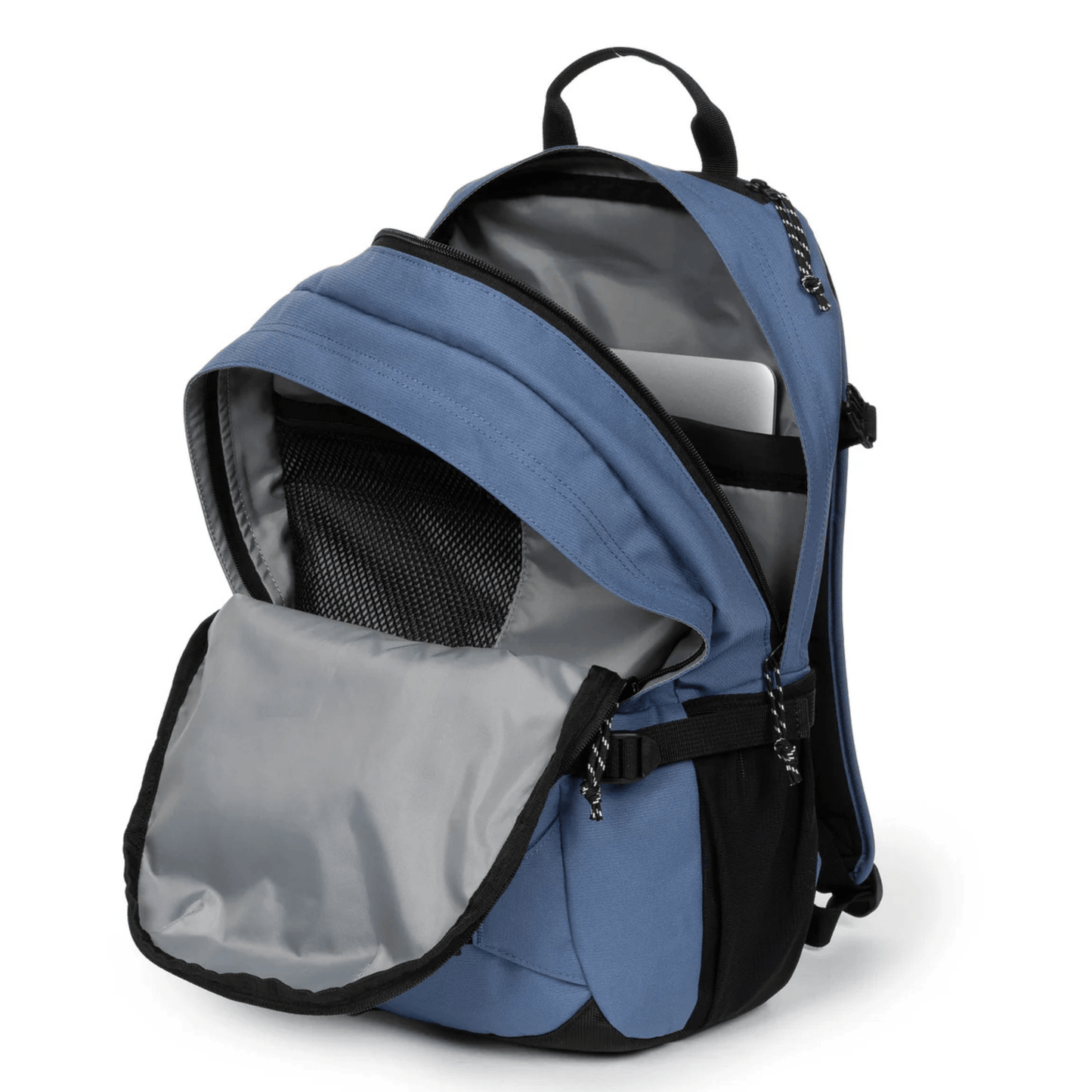Compartiment rembourré pour ordinateur portable 16 pouces du sac Eastpak Getter Pro Light Blue.