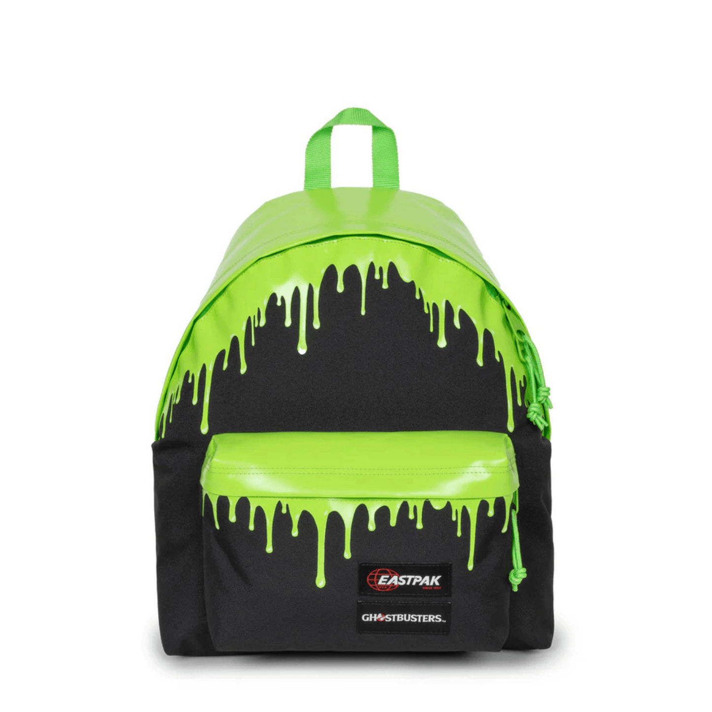 Sac à dos Eastpak Padded Pak'r Ghostbusters GB Slimer noir et vert édition officielle