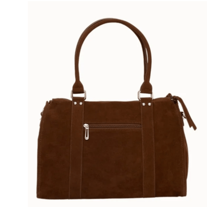 Sac à main Flora & Co Forma camel avec poche extérieure arrière zippée