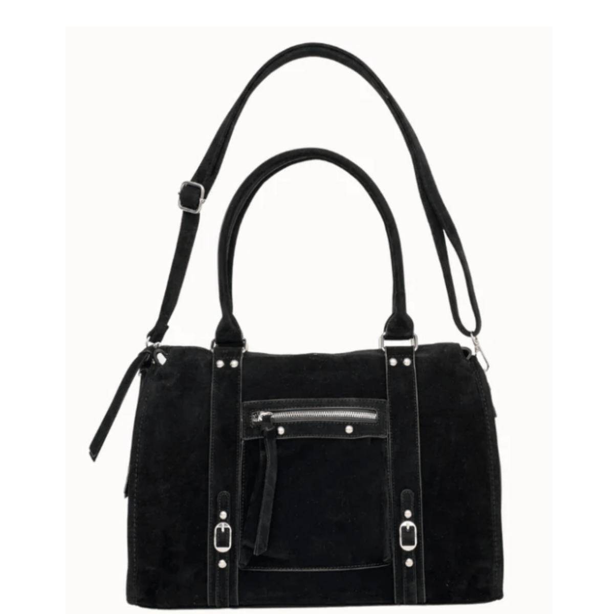 Sac Flora & Co Forma F759 noir avec bandoulière réglable et amovible