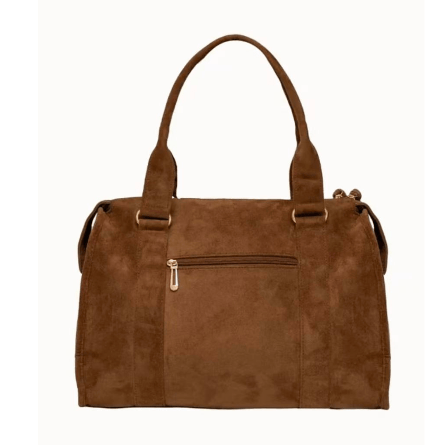 Vue arrière du sac à main Flora & Co Paris Alva camel