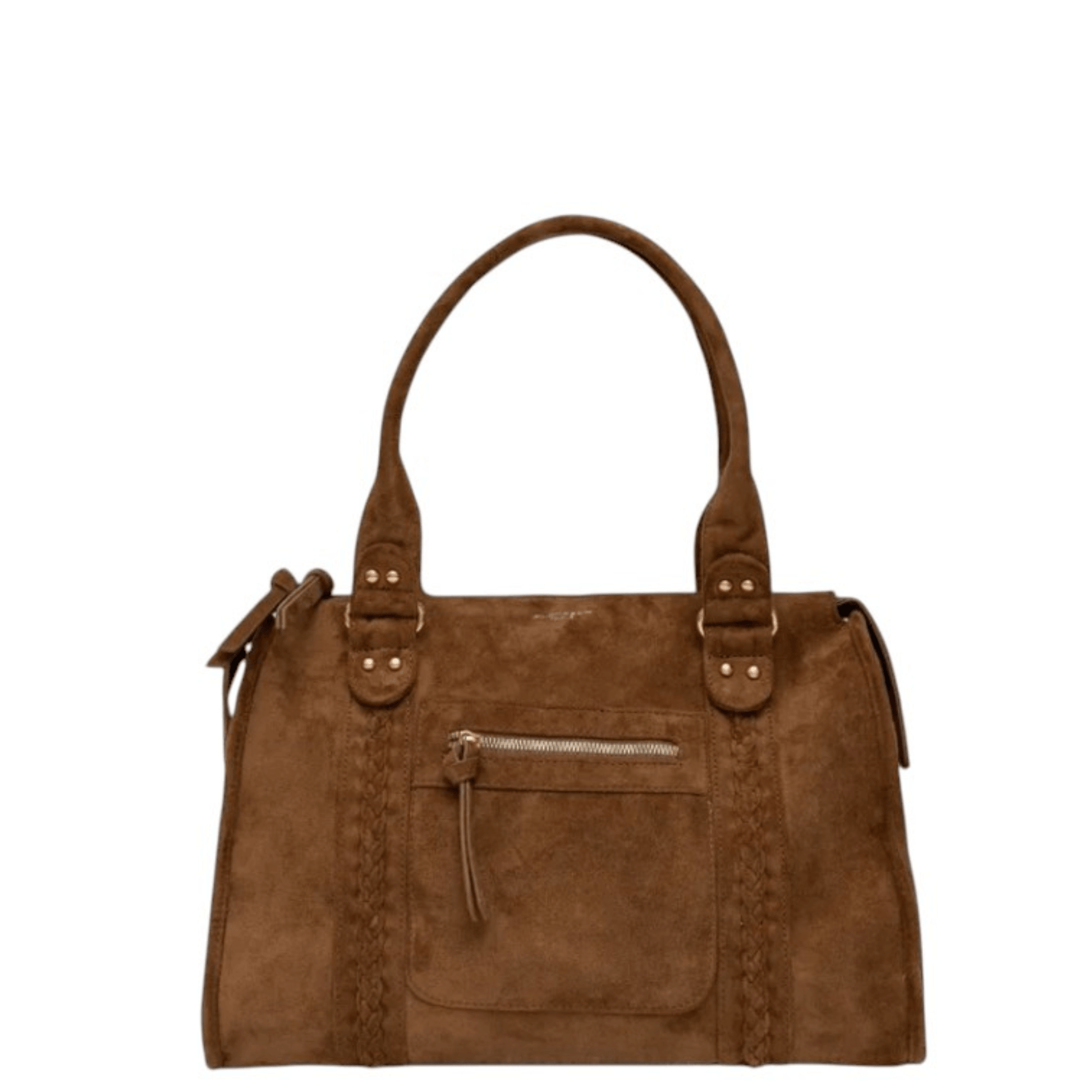 Sac à main Flora & Co Paris Alva camel vue de face