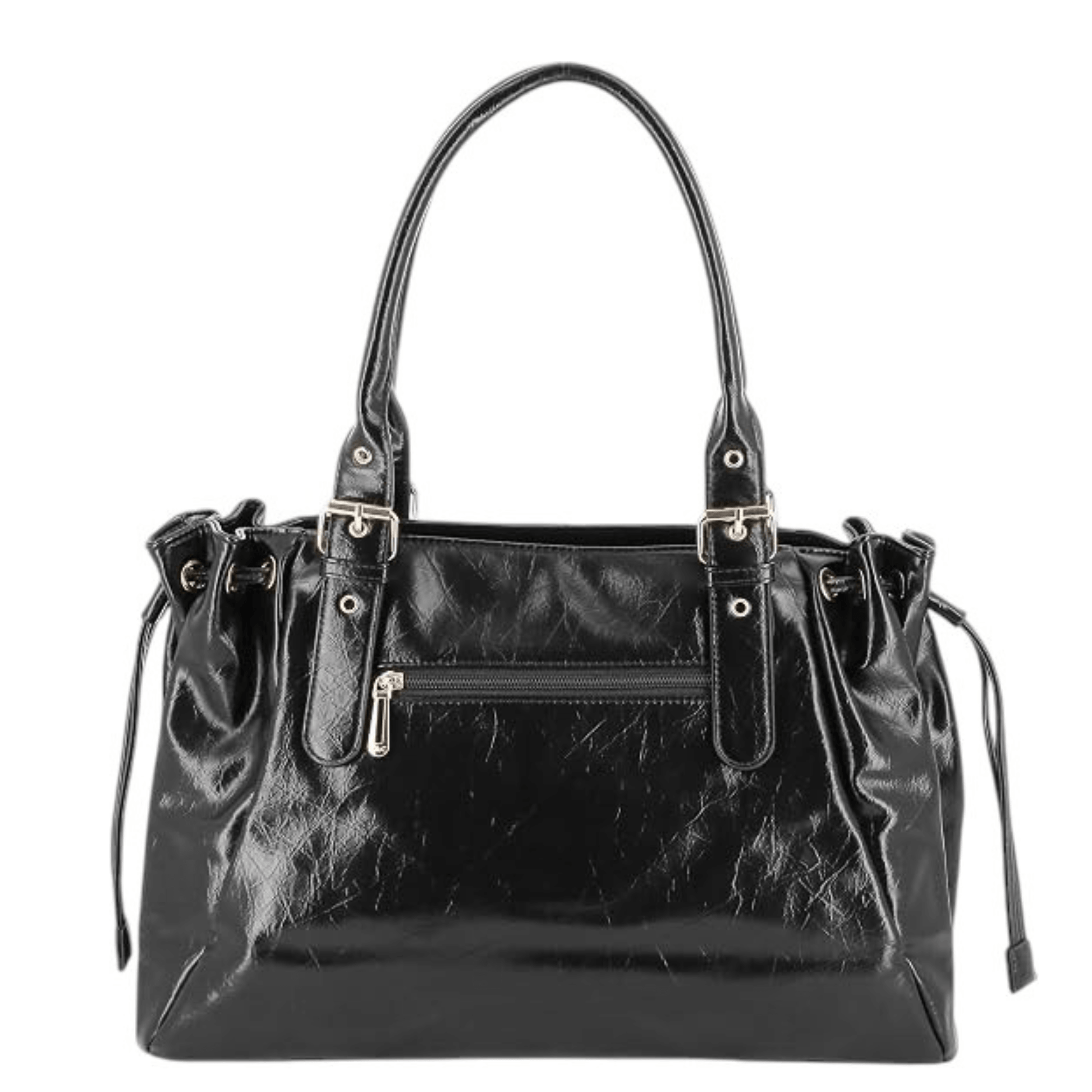 Sac cabas FLORA & CO Antonio 7578 noir vue arrière