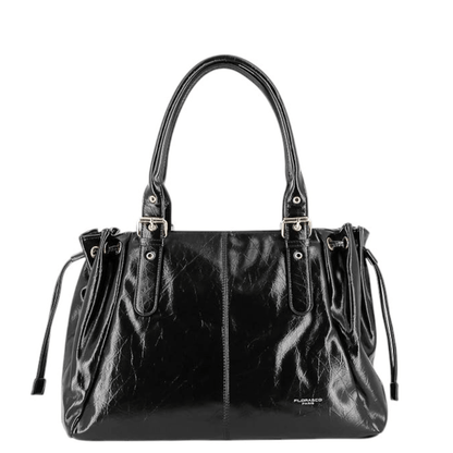Sac cabas FLORA & CO Antonio 7578 noir vue de face