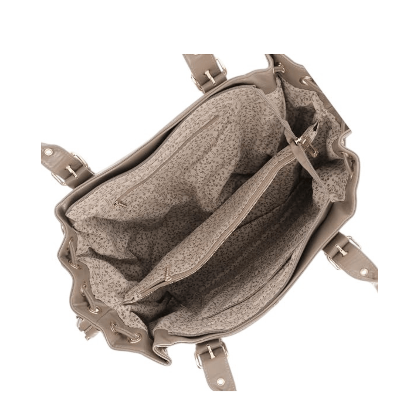 Intérieur du sac cabas FLORA & CO Antonio 7578 taupe