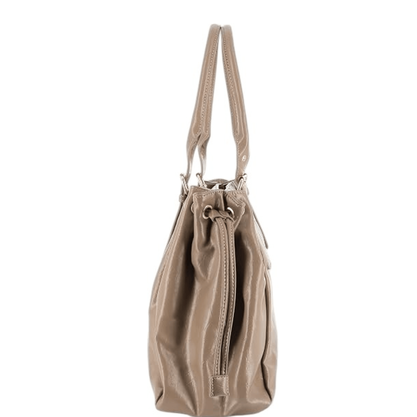 Sac cabas FLORA & CO Antonio 7578 taupe vue de profil