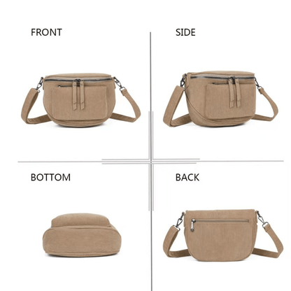 Sac Bandoulière Gallantry en Velours Côtelé