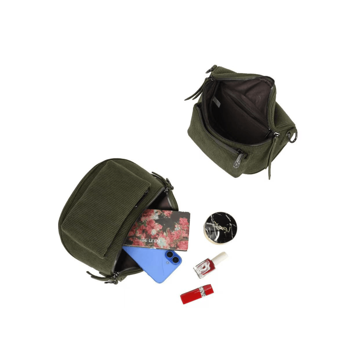 Sac Bandoulière Gallantry en Velours Côtelé