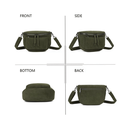 Sac Bandoulière Gallantry en Velours Côtelé