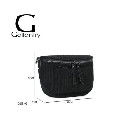Sac Bandoulière Gallantry en Velours Côtelé