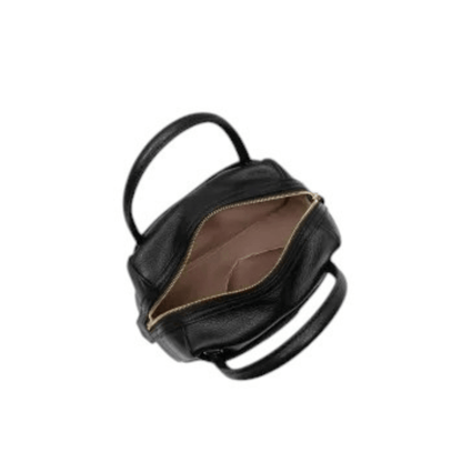 Intérieur du sac bowling Lancaster Dune noir avec fermeture zippée