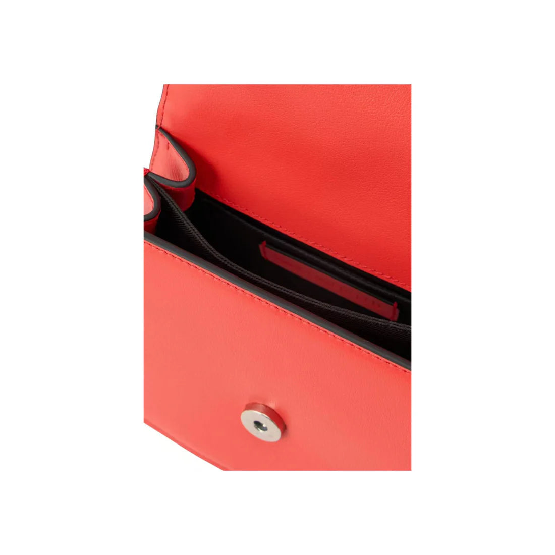 Sac bandoulière Karl Lagerfeld K/Signature 2.0 Small Crossbody cuir rouge grapefruit