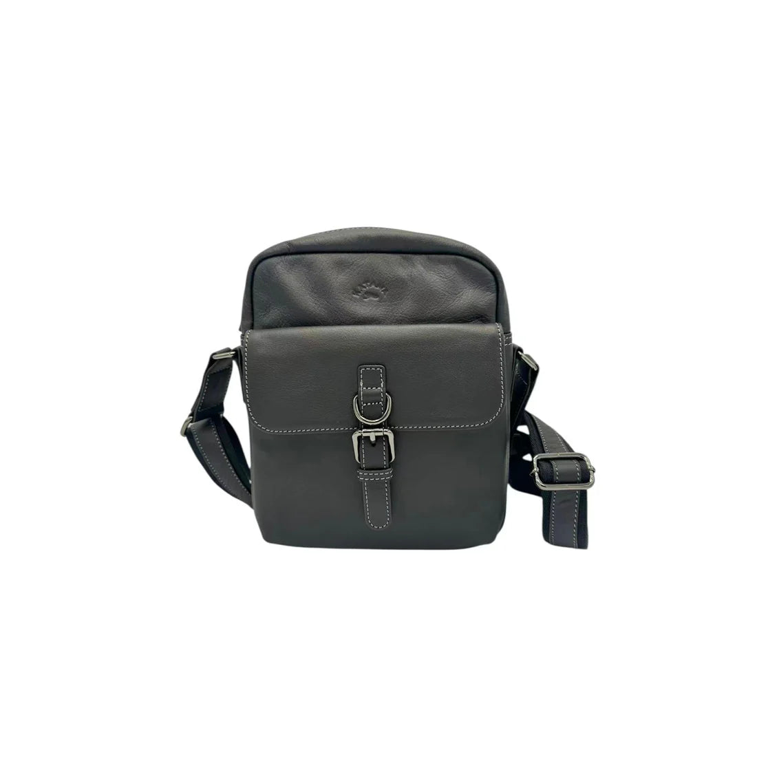 Sacoche homme cuir véritable noir Katana – Bandoulière réglable