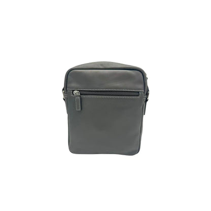 Sacoche homme cuir véritable noir Katana – Bandoulière réglable