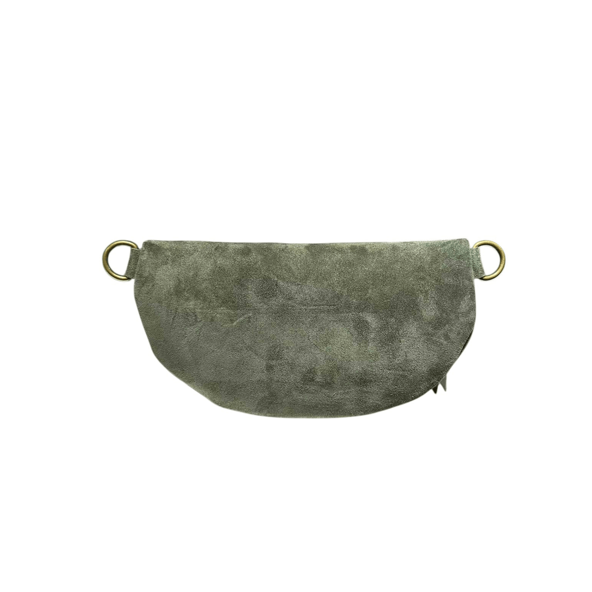 Vue arrière du sac banane KATE H LCV261 en daim kaki