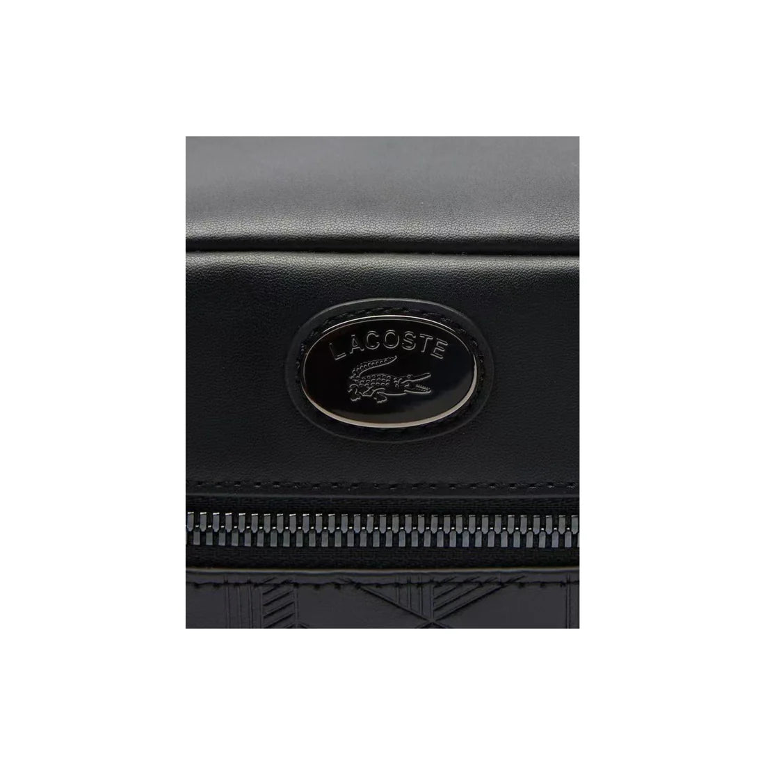 Sac bandoulière Lacoste NH4398MR noir monogramme embossé