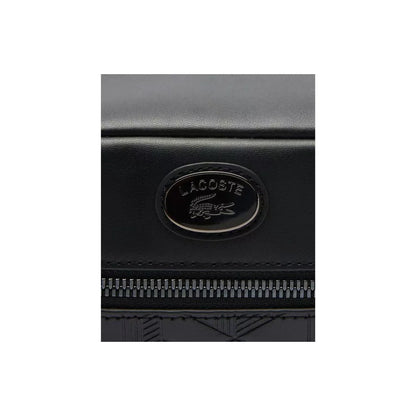 Sac bandoulière Lacoste NH4398MR noir monogramme embossé