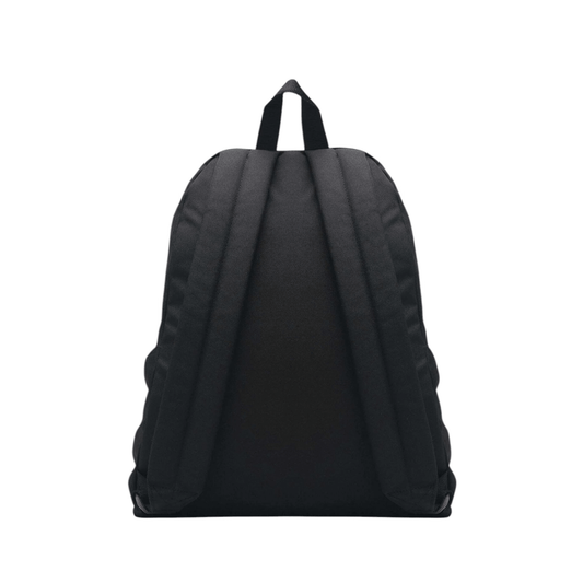 Dos du sac à dos Lacoste Croc Sport noir avec bretelles rembourrées.