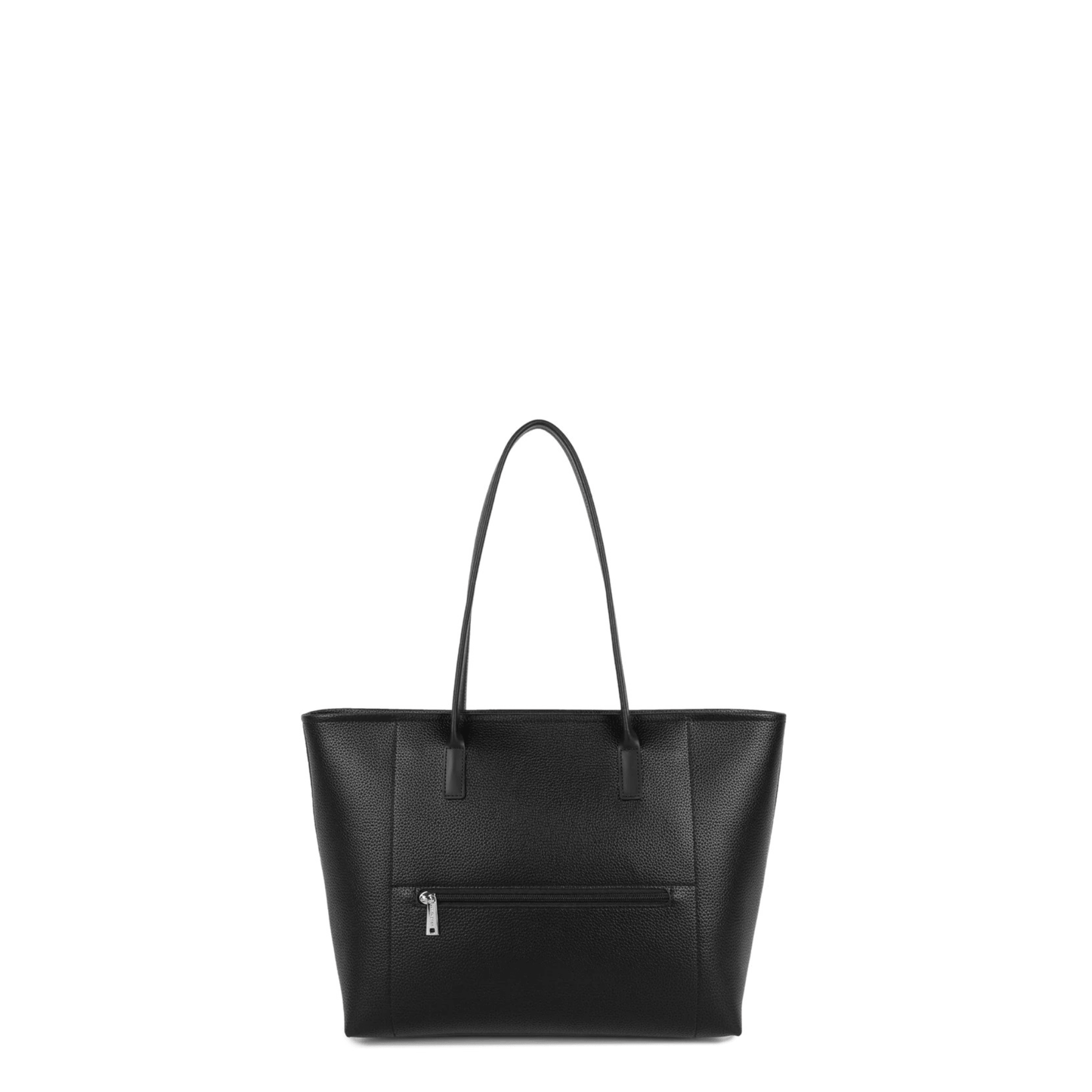 Dos du sac cabas LANCASTER Maya Double KBA 517-103 Noir avec poche zippée