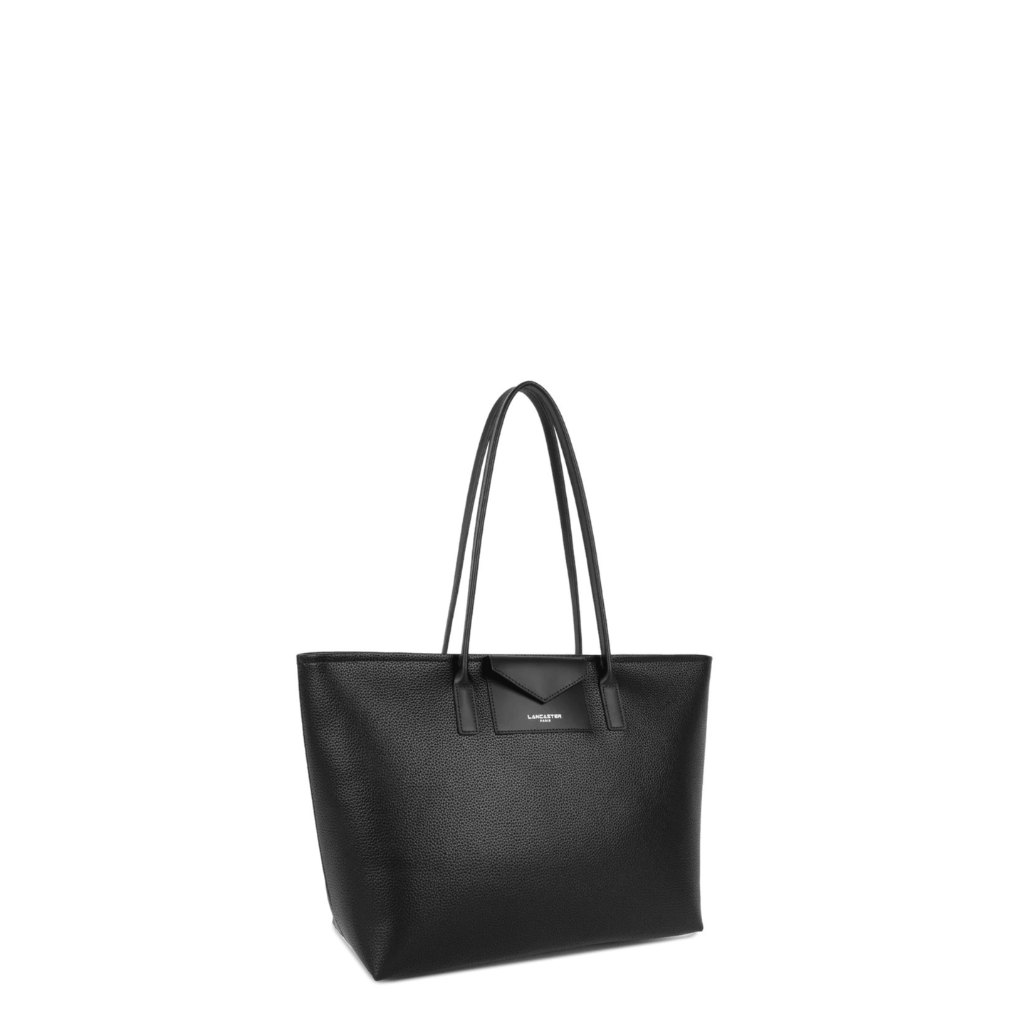 Sac épaule LANCASTER Maya Double KBA 517-103 Noir vue trois-quarts