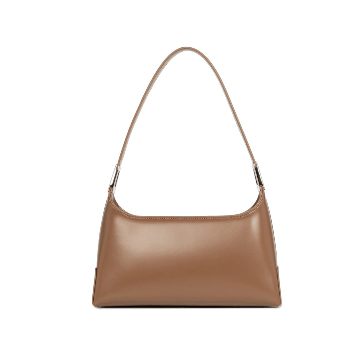 Dos du sac porté épaule Lancaster Suave Ace Noisette en cuir de vachette lisse.