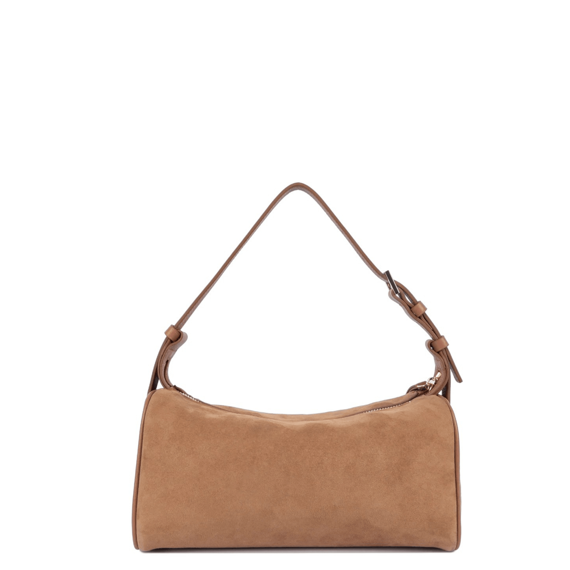 Dos du sac Lancaster Suède Camel en cuir velours.