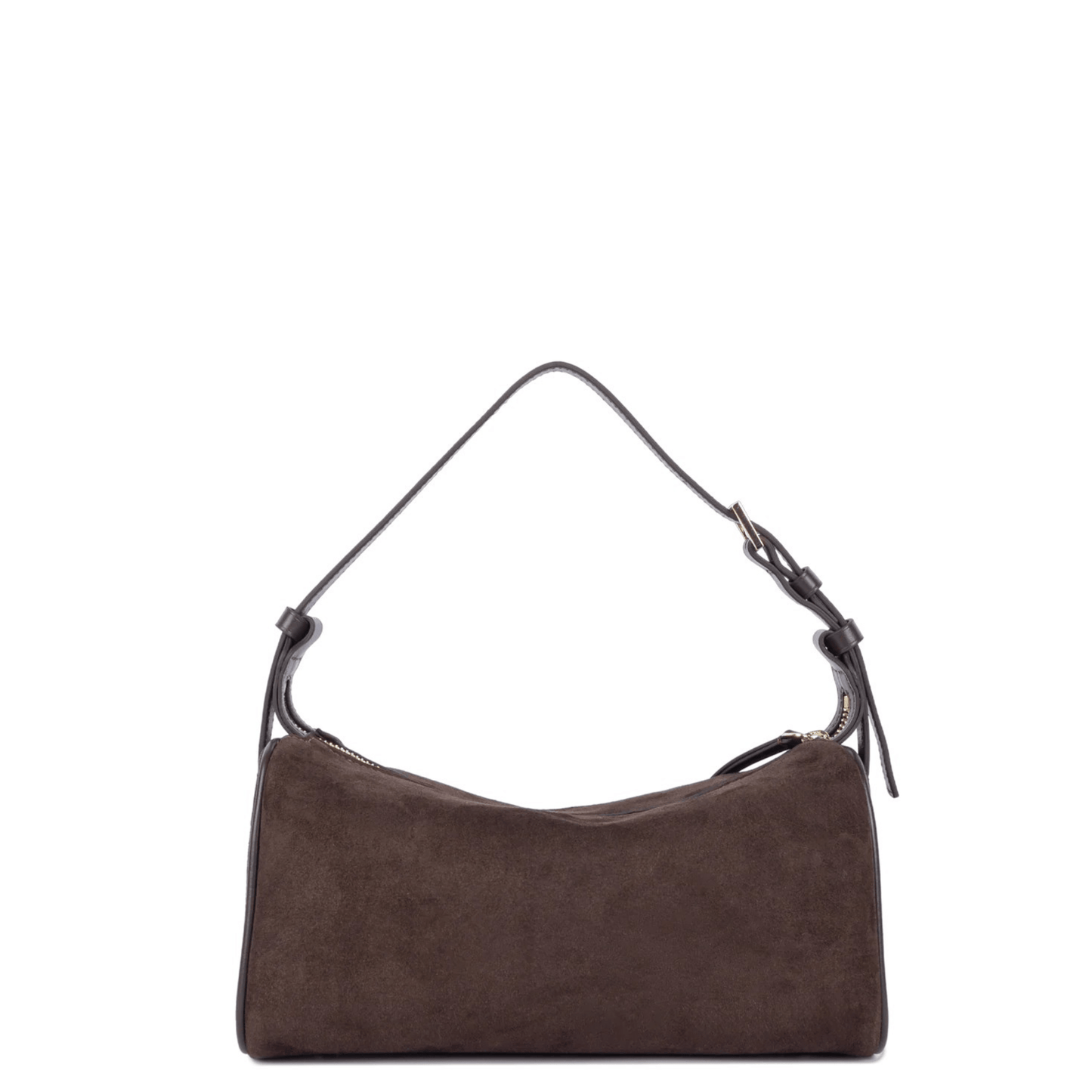 Dos du sac Lancaster 530-55 Marron en cuir velours.