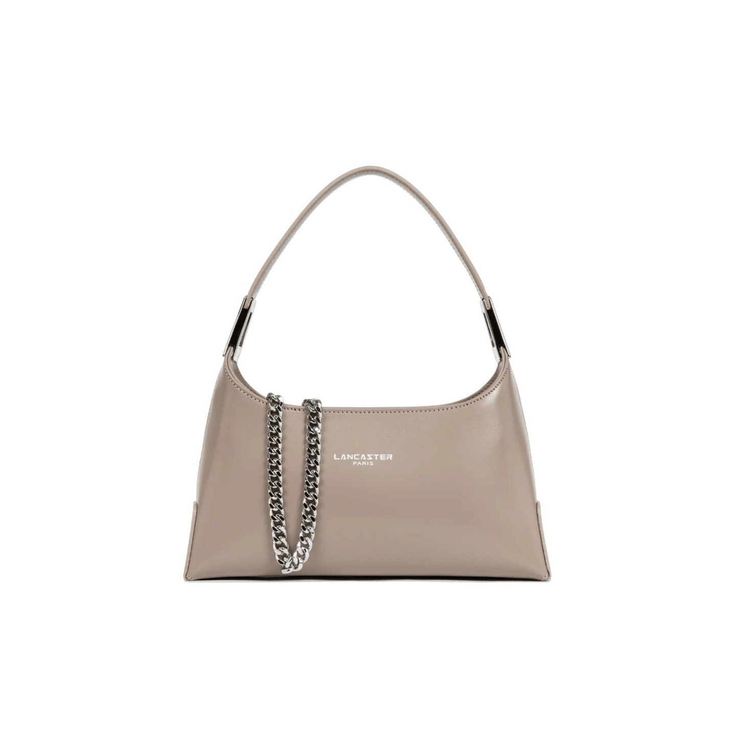 Sac Lancaster Suave Ace en cuir lisse galet vue de face