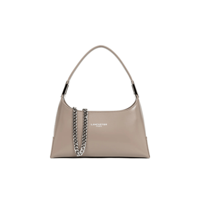 Sac Lancaster Suave Ace en cuir lisse galet vue de face