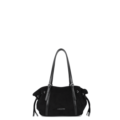 Sac épaule LANCASTER Velvet Emma 518-096 Noir vue de face