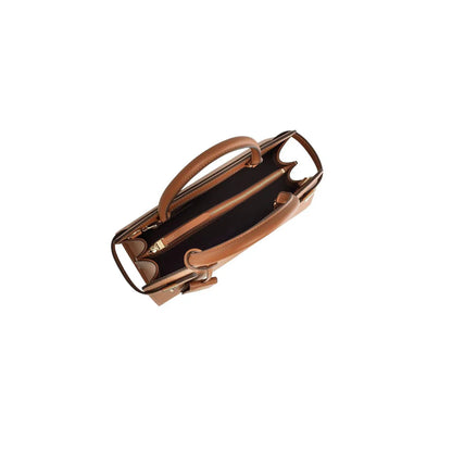 Sac à main Le Tanneur moyen modèle cuir grainé camel – Ref TEMI1614G05