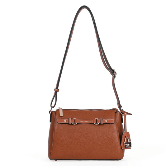 Sac bandoulière MAC ALYSTER ARTY PS-891-04 cognac vue de face