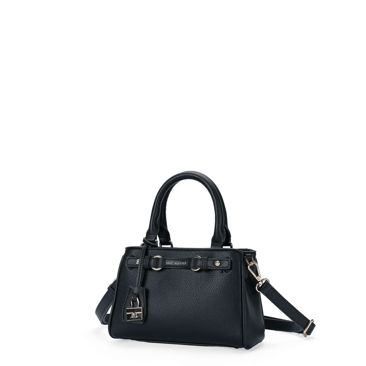 Sac à main MAC ALYSTER Arty PS891-02 noir vue de trois quarts