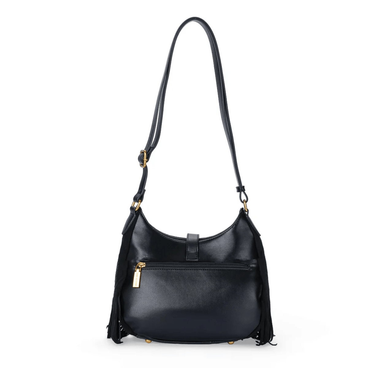 Sac besace MAC ALYSTER Céleste noir avec poche arrière zippée