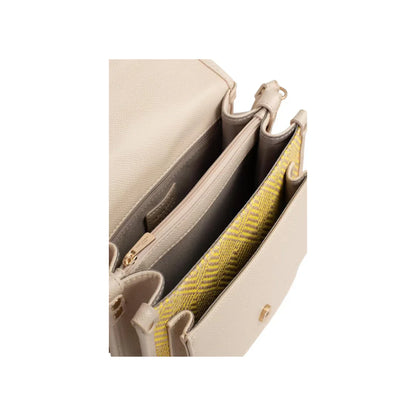 Sac porté travers femme Hexagona Capri – Toile tressée – Jaune