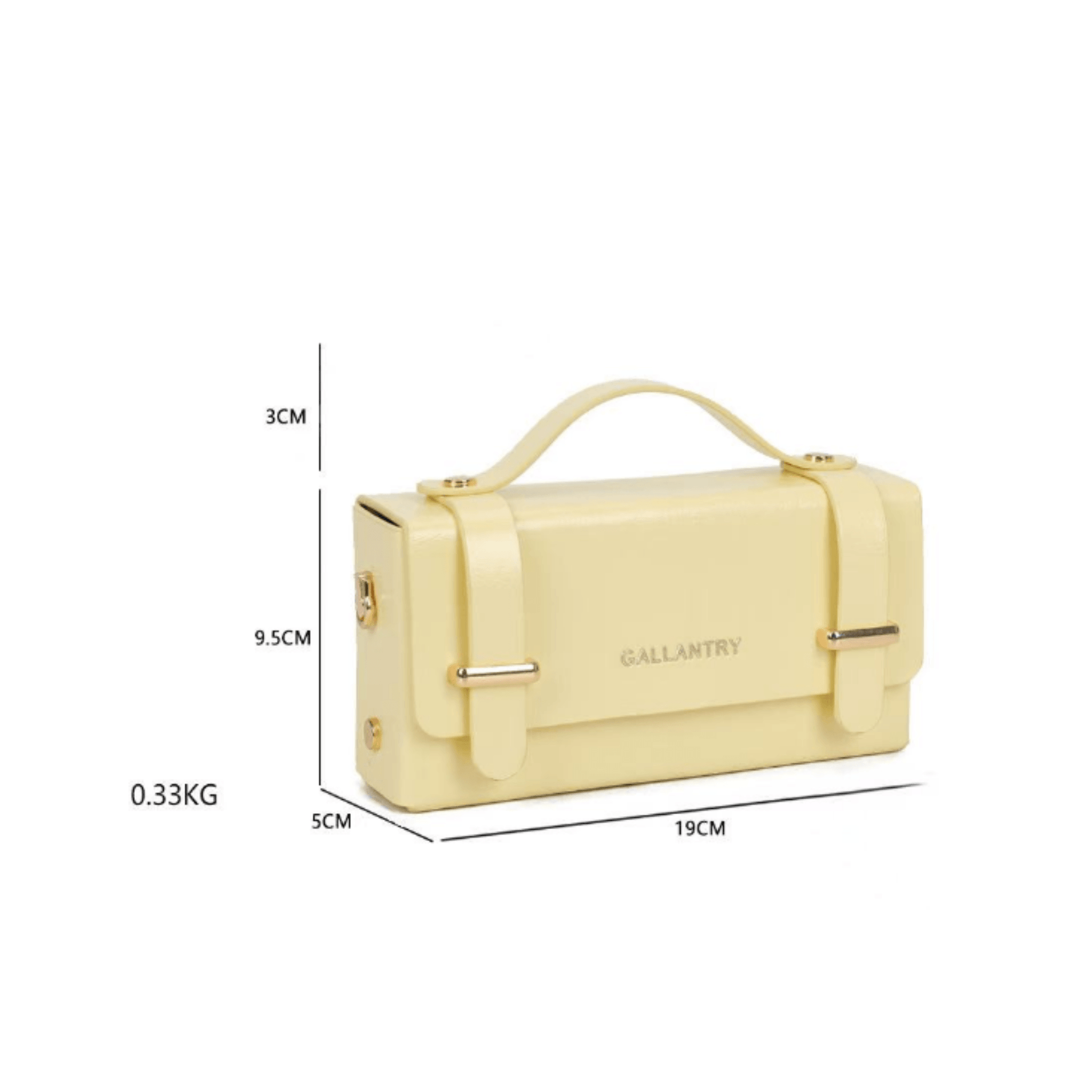 Dimensions mini sac femme Gallantry compact et léger