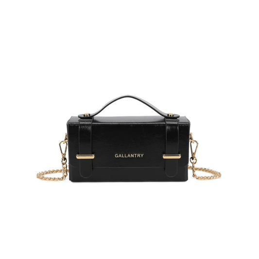 Sac bandoulière Gallantry noir élégant femme