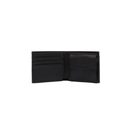 Portefeuille homme Lacoste Men's Classic noir – Toile recyclée & protection RFID