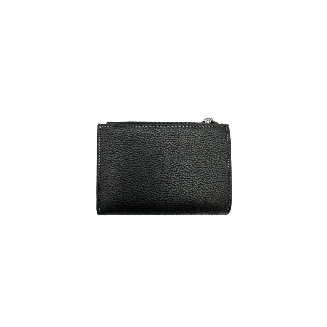 Portefeuille Mixte KATANA Cuir Véritable Noir RFID – Compact avec Porte-Monnaie Zippé