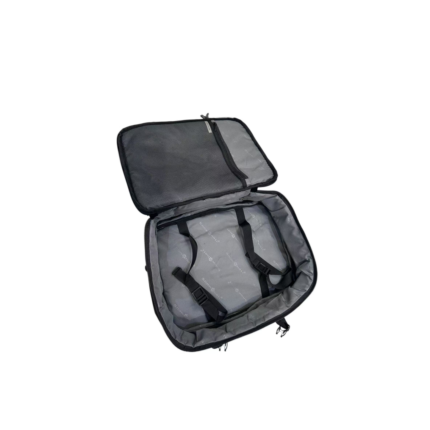 Intérieur sac cabine Snowball noir avec sangles rangement