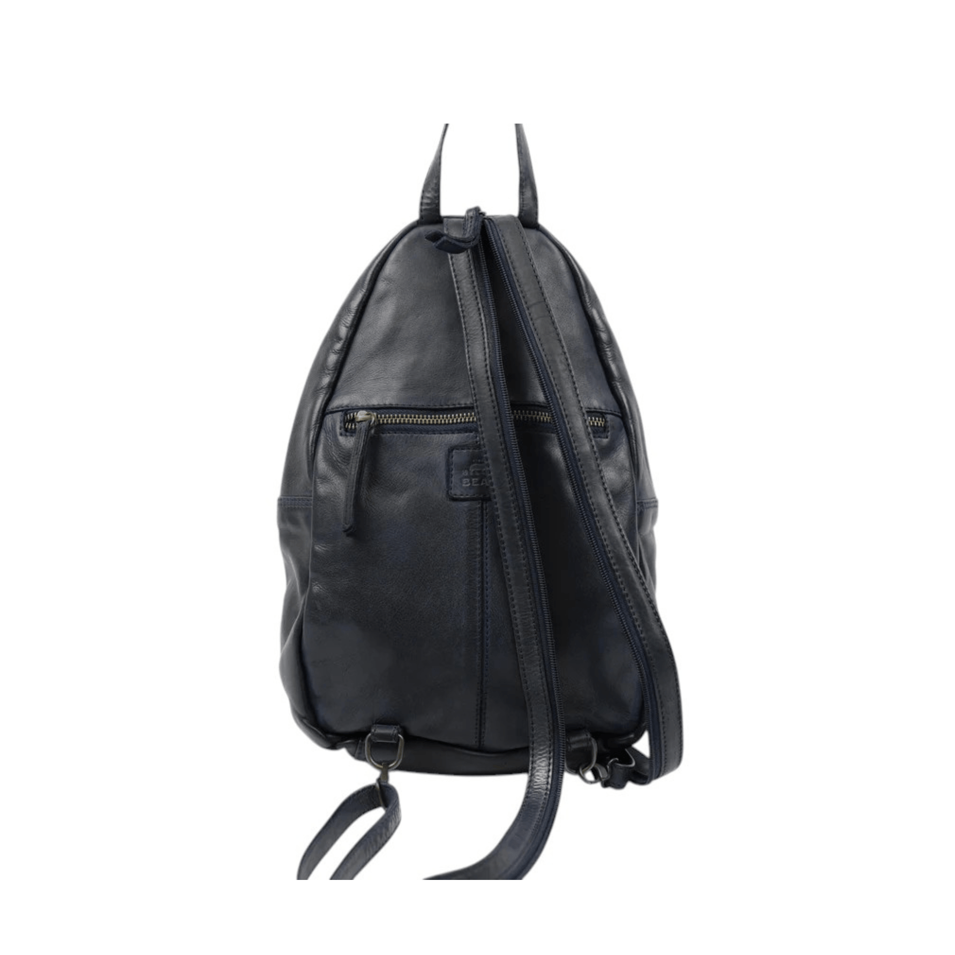 sac a dos cuir ville femme pratique
marine