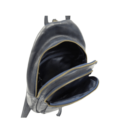 sac a dos cuir femme noir zip poches
marine