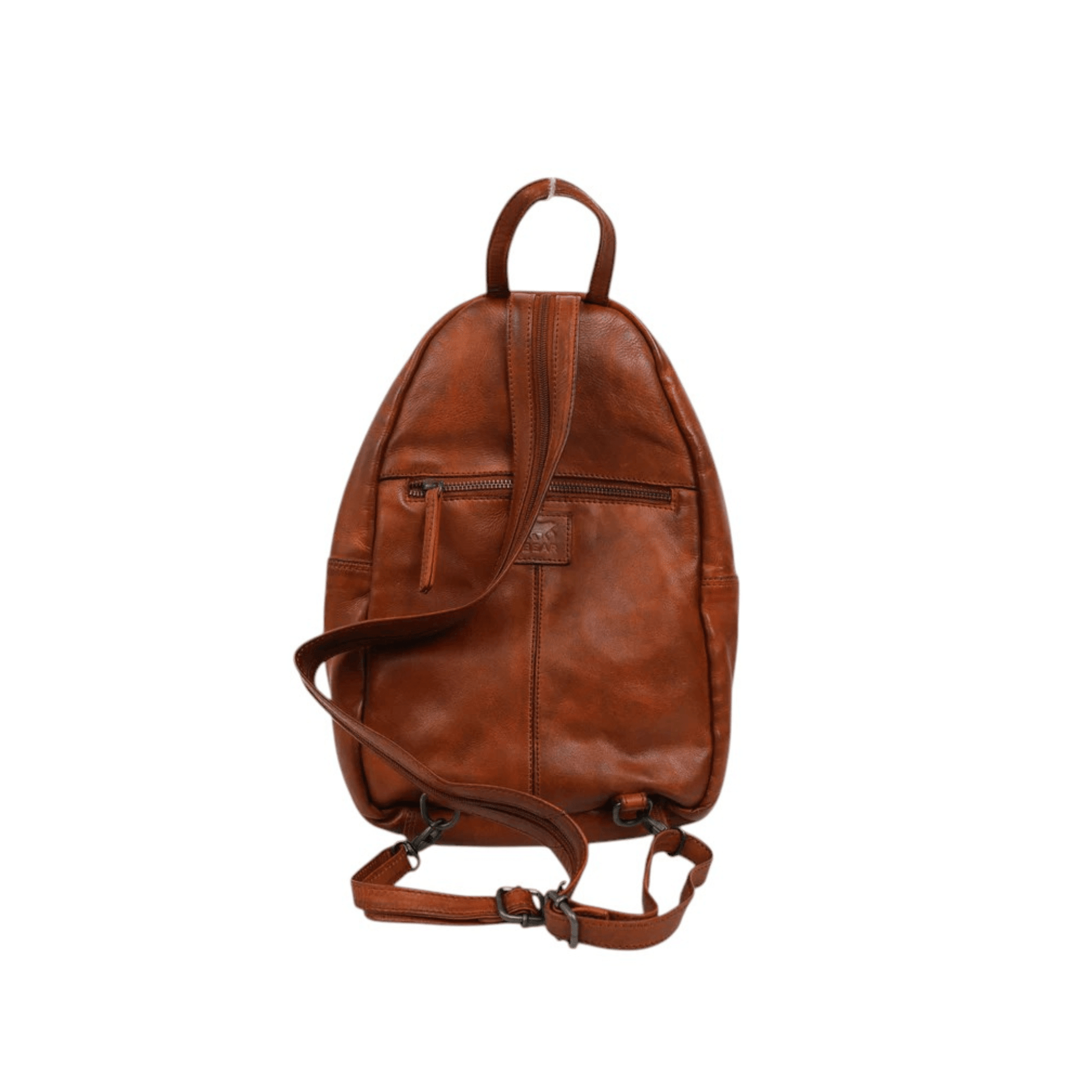 sac a dos cuir ville femme pratique
marron