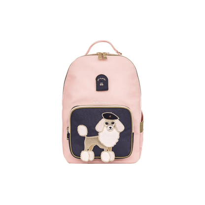 sac a dos jeune premier chien rose enfant vue face nevada maroquinerie