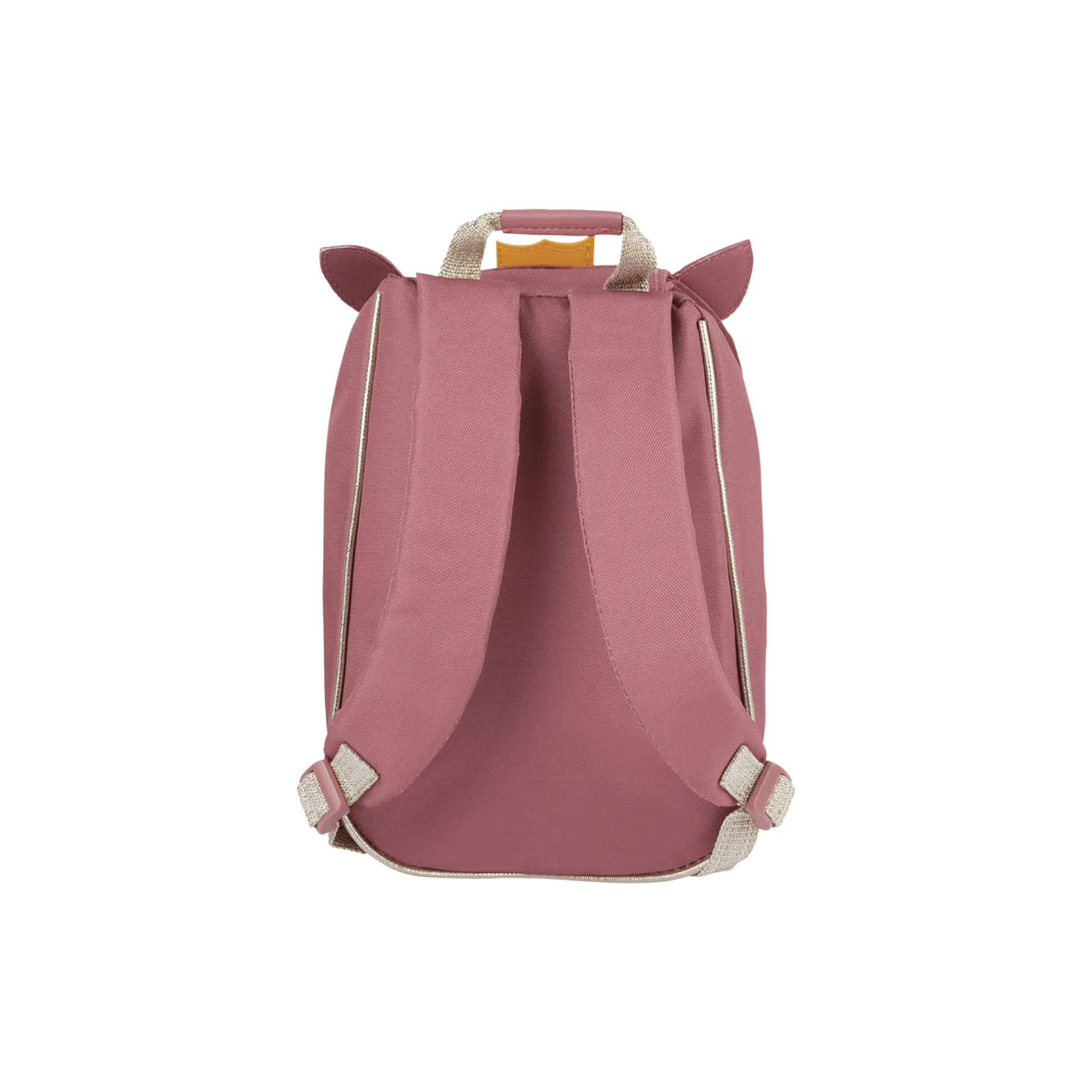 Sac à dos maternelle Biche L'École des Tann's rose ouvert avec fermeture à cordon coulissant