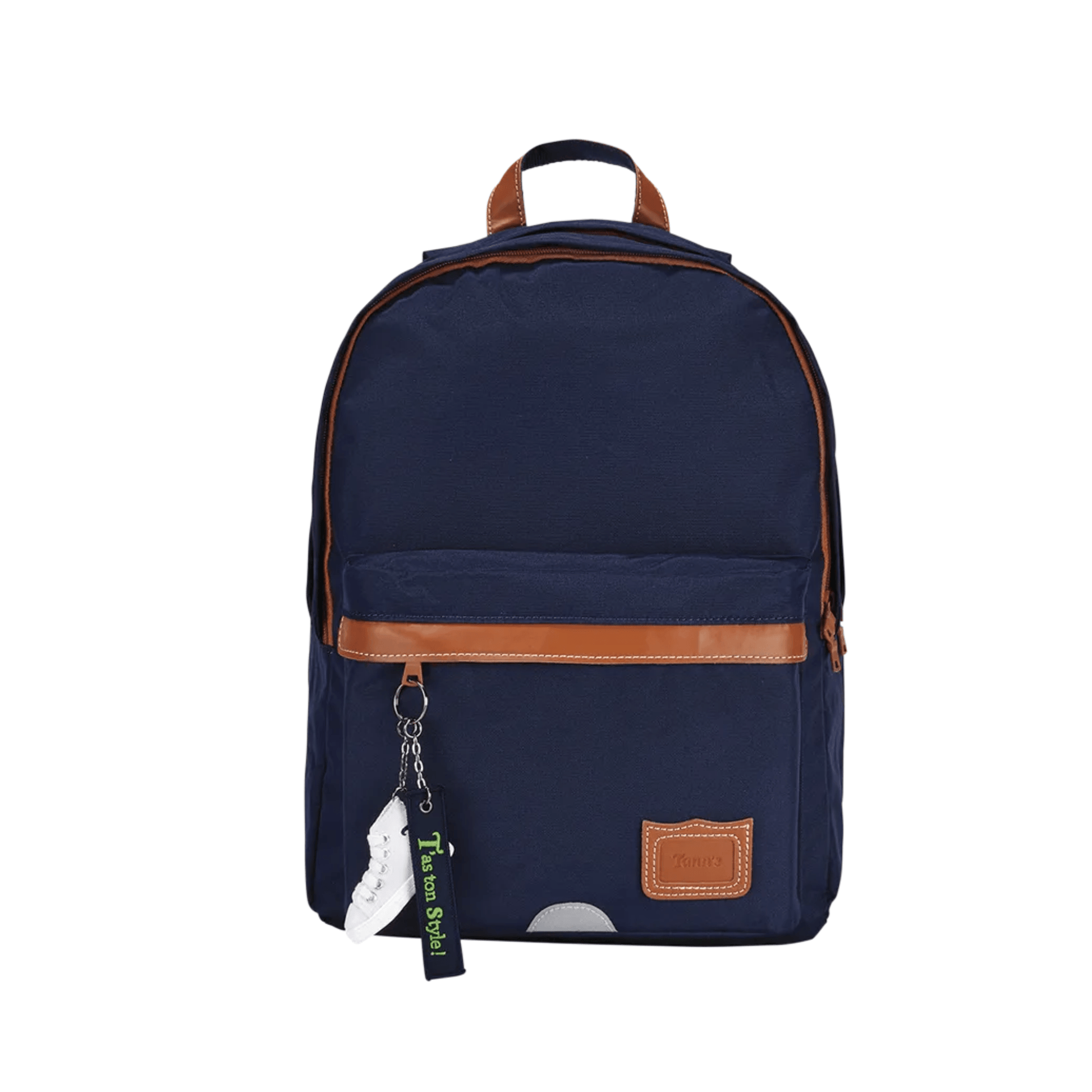 Sac à dos Tann's Camille Bleu L 22L à 2 compartiments vue de face